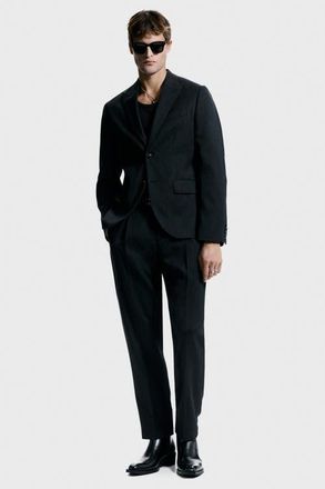 H&M Regular-fit single-breasted jacket in Dark Gray at Nordstrom, Size 40