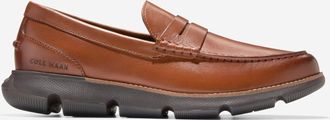 Cole Haan Mens 4.ZER&Oslash;GRAND Penny Loafers - Brown Size 10.5