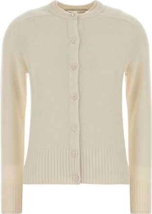Carven Kn410-Twinset Jumper - female - Carven - Cardigans - White - XS - Knitwear