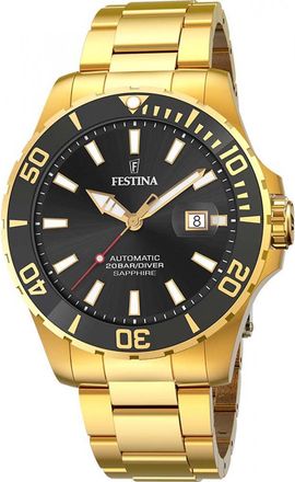 Festina F20533-2 Mens Automatic Watch - Gold - One Size