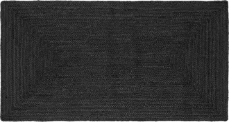 vidaXL Alfombra De &Aacute;rea Gris Oscuro 100 X 200 Cm Yute Vidaxl