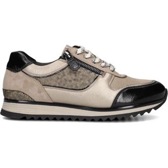 Hassia Taupe Leren Enkellaarzen - Dames - Sneakers - Beige - 37 1/2 EU - Leer - Schoenen