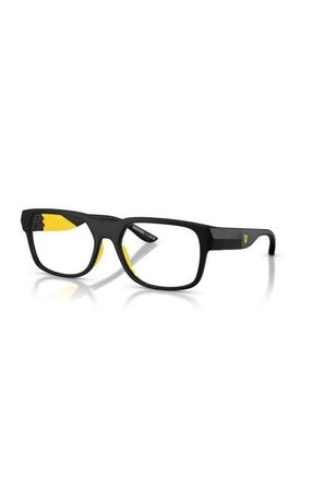 Ferrari 55mm Irregular optical glasses in Black/Yellow at Nordstrom