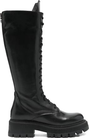 Montroi Stivali stringati - Nero