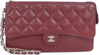 Chanel Pre-owned Cross Body Bags, female, Red, Size: ONE SIZE Pre-owned Vintage Cross Body Bag