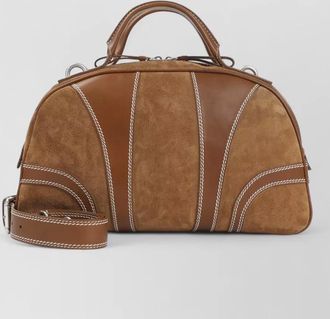 Dries Van Noten shoulder bag top handles detachable strap