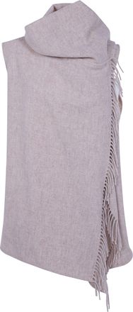 Fabiana Filippi Scarf Wool Blend Cape Vest
