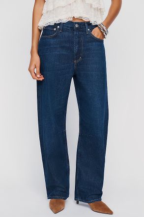 Citizens Of Humanity Miro Long Mid-Rise Tapered Jeans