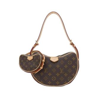 Louis Vuitton Pre-owned Monogram Croissant Schoudertas - Dames - Pre-owned - Bruin - Maat: ONE Size