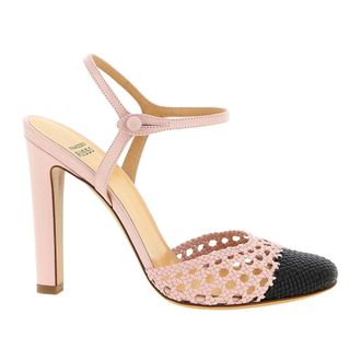 Francesco Russo Schoenen, Dames, Roze, 40 EU, Leer, R1P954 Pumps