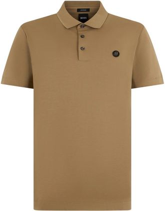 HUGO BOSS C-Parris Polo - Heren - Polos - Beige - XS - Katoen - Tops