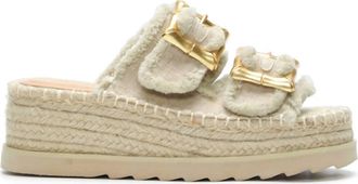 Mi.iM Womens Scarlett Platform Sandal In Beige