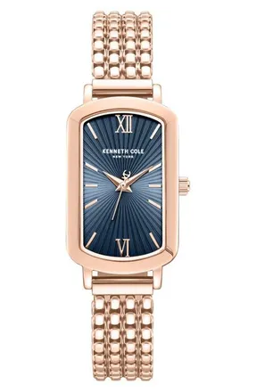 Kenneth Cole Tank Bracelet Watch, 22mm x 35mm in Pink at Nordstrom
