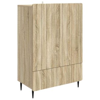 vidaXL Aparador Roble Sonoma 66 X 34,5 X 97 Cm Madera De Ingenier&iacute;a Vidaxl