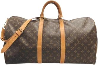 Louis Vuitton Pre-owned Vintage Monogram Boston Bag - unisex - Vintage Weekendtas - Bruin - ONE Size - Vintage