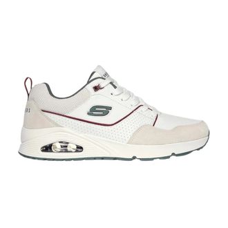 Skechers Schoenen, Heren, Veelkleurig, 43 EU, Retro One Wit/Groen Schoenen