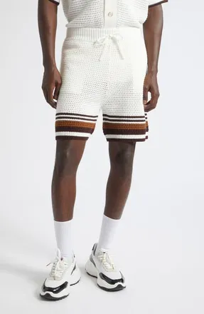 Casablanca Crochet Shorts in Cotton at Nordstrom, Size Medium