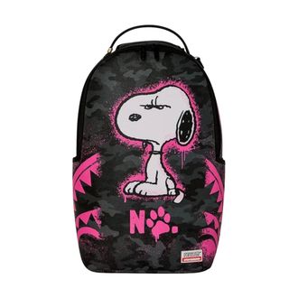 Sprayground Backpacks, unisex, Black, Size: ONE SIZE Peanuts Snoopy Stencil Backpack