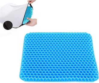 OEM Coj&iacute;n De Gel Para Asiento, Antiescaras Con Revestimiento Antideslizante, Para Aliviar La Presi&oacute;n En Sillas De Ruedas, Asientos De Coche Y Sillas De Of