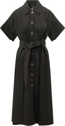 Pinko Pinko, Kleedjes, Dames, Zwart, S, Katoen, Alesha Abito