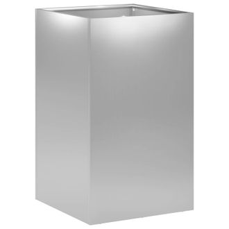vidaXL Macetero De Jard&iacute;n Plateado 30 X 30 X 40 Cm Acero Galvanizado Vidaxl