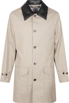 Burberry Meadowbank Trenchcoat - Heren - Trenchcoats - Beige - XL - Katoen - Jassen