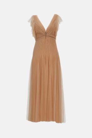 Elisabetta Franchi Abito Lungo In Tulle