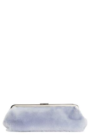 Proenza Schouler Armory Genuine Shearling Clutch in Wisteria at Nordstrom