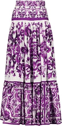 Dolce & Gabbana Dames, Rokken, Veelkleurig, Maat: S Katoen