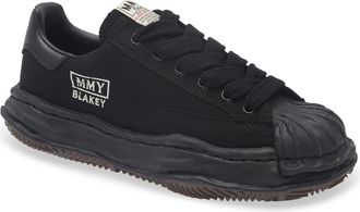 Miharayasuhiro Blakey Original Sole Canvas Sneaker in Black/Black at Nordstrom, Size 12Us