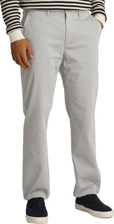 Tommy Hilfiger Denton effen chino voor heren, reguliere pasvorm (Grijs)