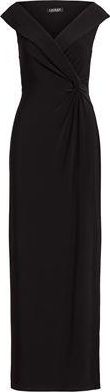 Ralph Lauren JERSEY OFF-THE-SHOULDER GOWN