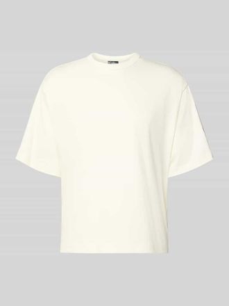 adidas Loose Fit T-Shirt aus reiner Baumwolle in Offwhite, Gr&ouml;&szlig;e XXL