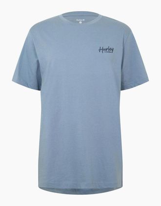 Hurley Hurley Mens Beer Run Ss T Sn99 - Blue - Size: 36
