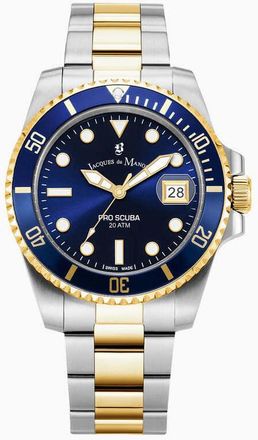 Jacques du Manoir Pro Scuba 43 Blue Dial Mens Watch JWG02806