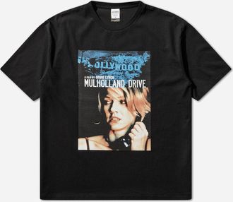 Wacko Maria Men s Mulholland Drive Washed Heavy Weight T-Shirt (Type-2) Black