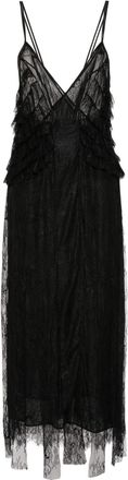 Blumarine lace maxi dress - women - Viscose/Polyester/Polyamide - OS - Black