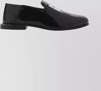 Givenchy glossy round toe loafers