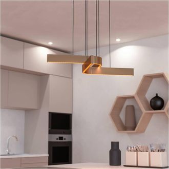 Loops Stylish Bronze & Black Pendant Ceiling Light for Contemporary Homes