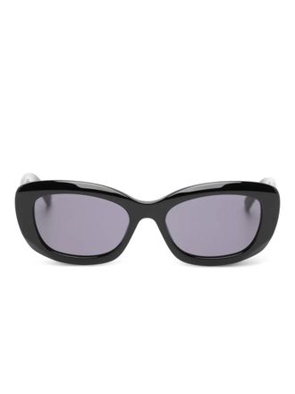 Givenchy geometric-frame sunglasses - unisex - Bio Acetate - 54 - Black