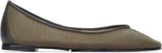 Jacquemus Les Ball&eacute;rines Ovalo - Dames - Ballerinas - Grijs - 36 EU - Leer - Schoenen