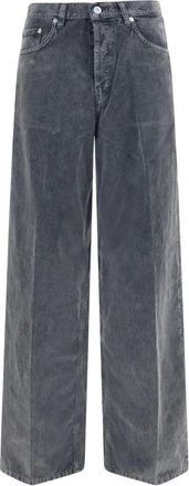 Haikure Bethany Velvet Pier Pants - Trousers - Mujer - Gris - W25