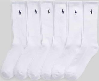 Ralph Lauren Socken aus Baumwoll-Mix im 6-er-Pack in Weiss, Gr&ouml;&szlig;e 40-46
