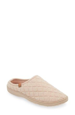 Acorn Lupine Quilted Hoodback Slipper in Beige at Nordstrom, Size X-Large