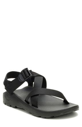 Chaco Z/Cloud Sandal in Solid Black Two at Nordstrom, Size 14