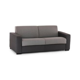 Dmora Dmora - Sofa Cama Dabaida, Gran Sof&aacute; De 2 Plazas, 100% Made In Italy, Sof&aacute; De Sal&oacute;n Con Apertura Giratoria, En Tela Acolchada, Con Reposabrazos Delgad