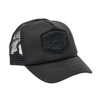 Deus Baylands Trucker Hat - Heren - Petten - Zwart - ONE Size - Nylon - Accessoires