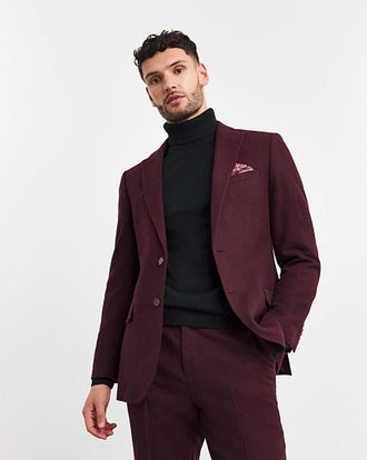 Jacamo Wool Blend Regular Fit Suit Jacket