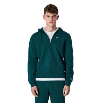 Champion Hoodies & sweatvesten, Heren, Groen, S, Katoen, Full Zip Hoodie