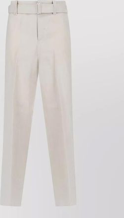 Lardini pleated front trousers belt loops pockets